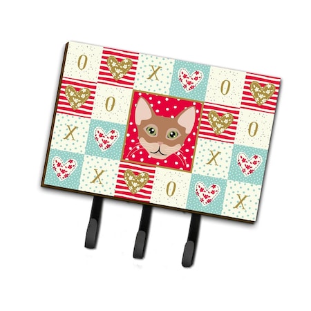 Carolines Treasures 6 x 2 x 9 in. Chausie Cat Love Leash or Key Holder CK5101TH68